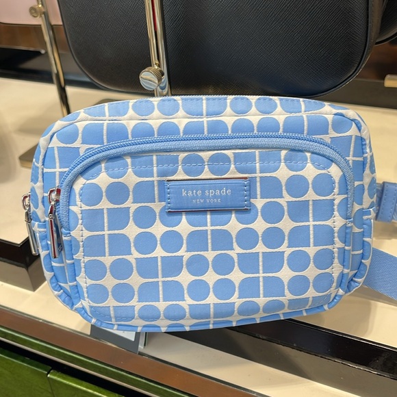 Kate Spade Noel Jacquard Belt Bag
Astral Blue 
NWT - Picture 13 of 16